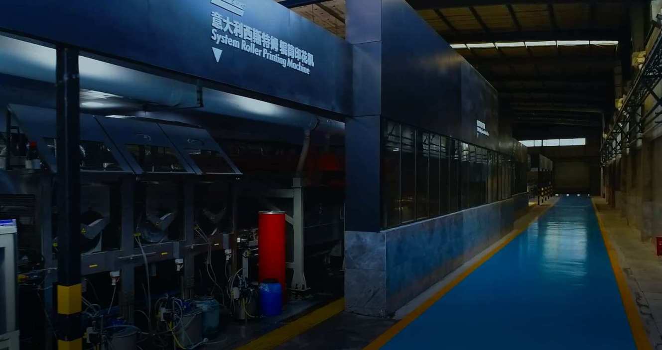 System roller printing machine